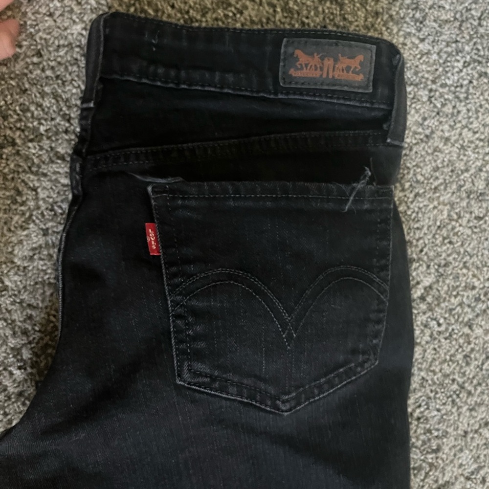 Levi’s wide leg super low jeans
